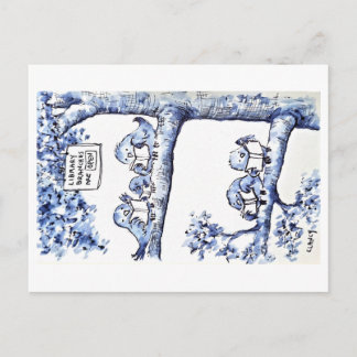 Library Branches postcard