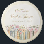 Library Bridal Shower Sugar Cookies<br><div class="desc">Delight your guests with cookies and baked goods that follow the book theme of your bridal shower. Each treat is crafted to represent elements of literature and botany,  serving as both decor and delicious fare.</div>