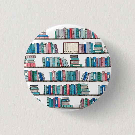 Library Buttons & Pins Decorative Button Pins Zazzle