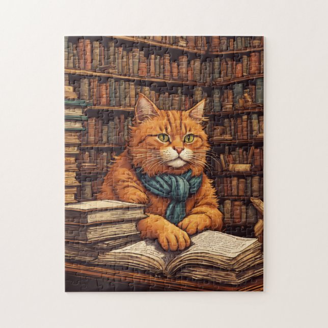library cat #17 puzzle (Vertical)