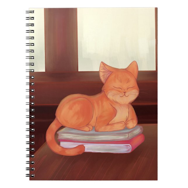 Library Cat Notebook (Front)