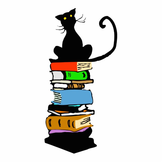 Library Cat Statuette (Front)