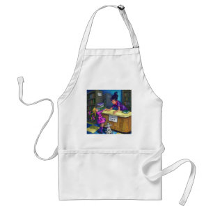 Library Check Out Adult Apron