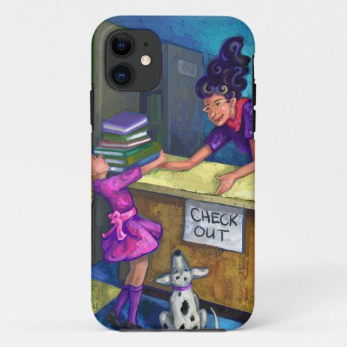 Library Check Out iPhone 11 Case