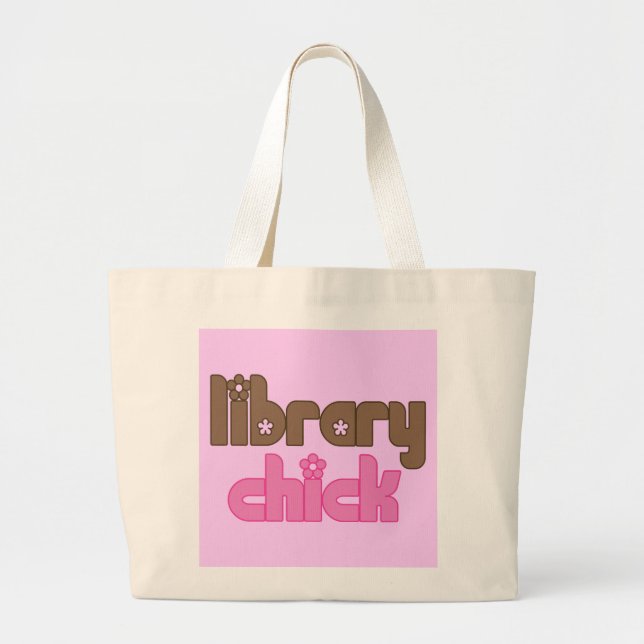 Library Chick Tote Bag (Front)
