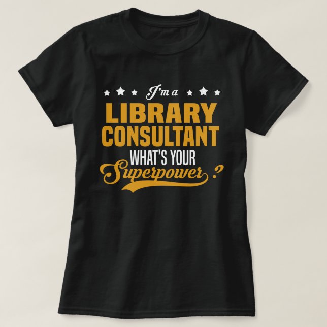 Library Consultant T-Shirt (Design Front)
