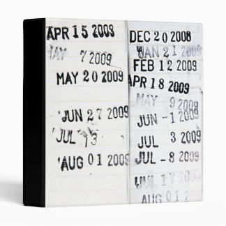 Library Date Stamp Binder