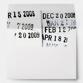 Library Date Stamps Envelope