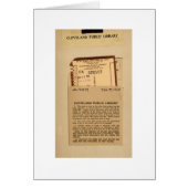 Library Due Date Card (Front)