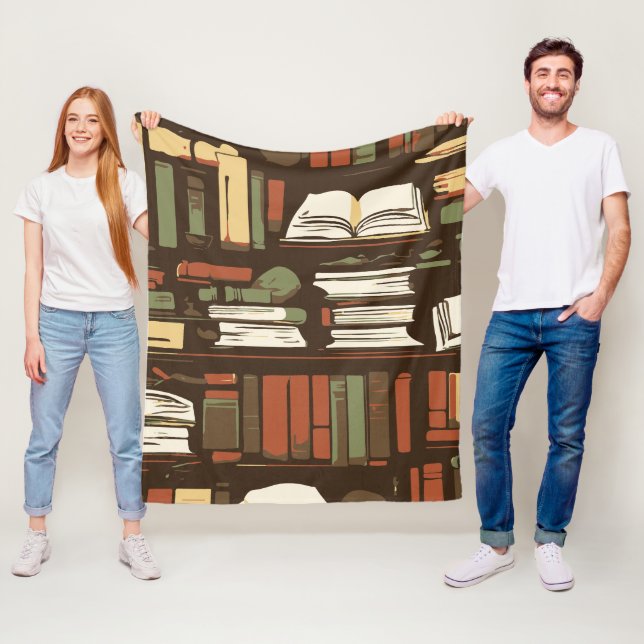 library fleece blanket (In Situ)