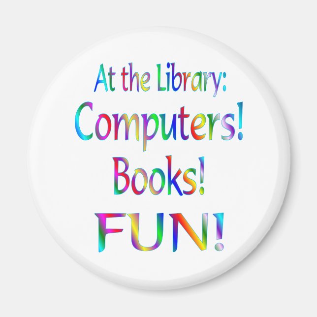Library Fun Magnet (Front)