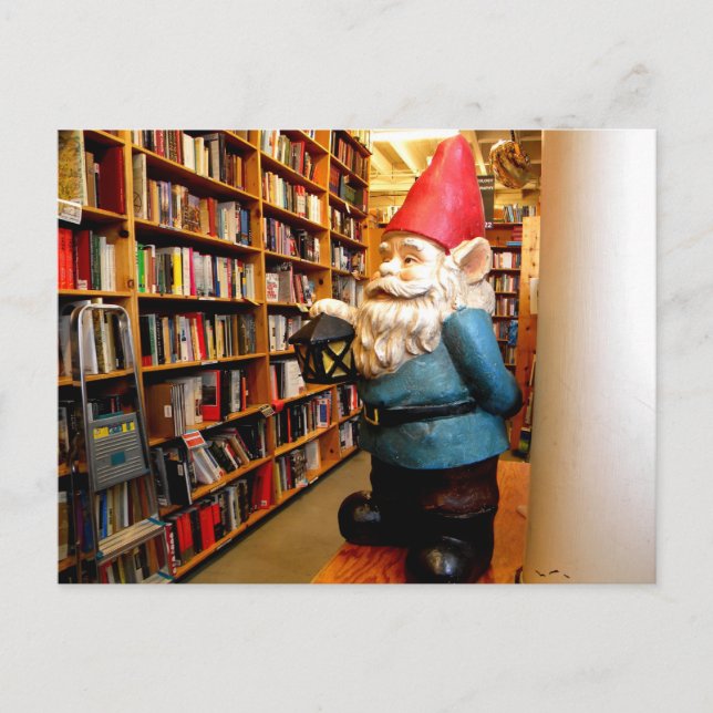 Library Gnome II Postcard (Front)