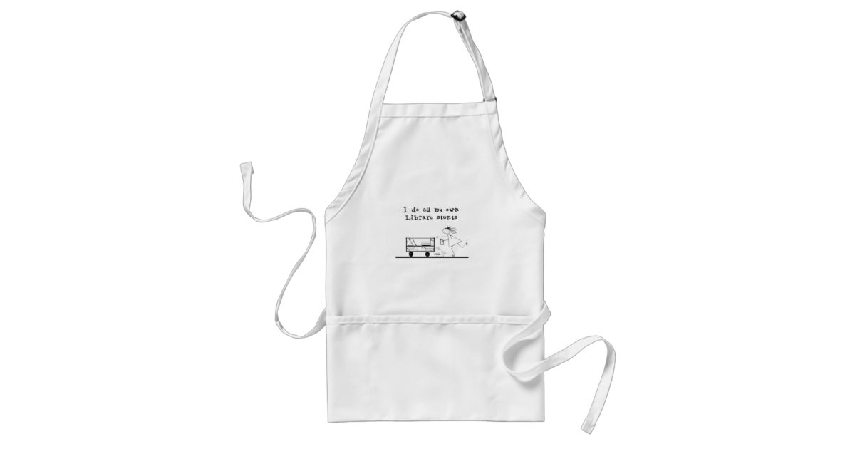 Library Apron Library Hero Adult Apron | Zazzle
