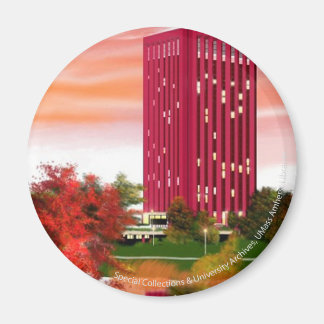 Library in Fall by Tam Nguyen Magnet