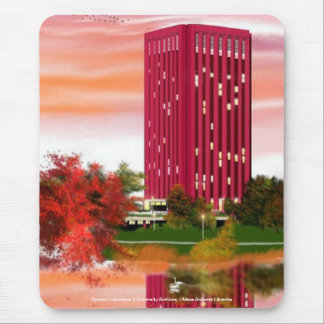 Library in Fall by Tam Nguyen Mouse Pad
