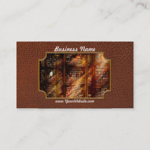 Library - It starts with a single page 1920 Business Card