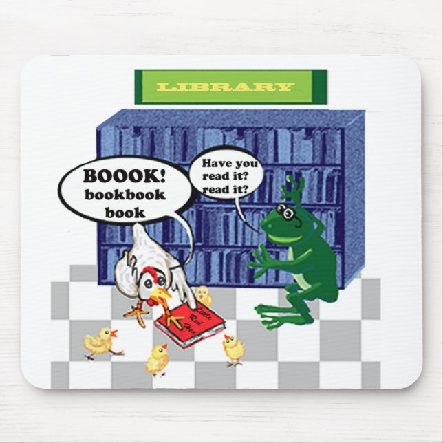 Library joke mouse pad (Front)