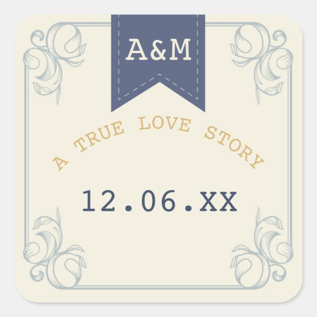 Library Love Store Books Stickers Labels (Front)