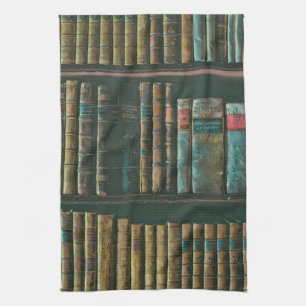 Library lover artwork kitchen towel