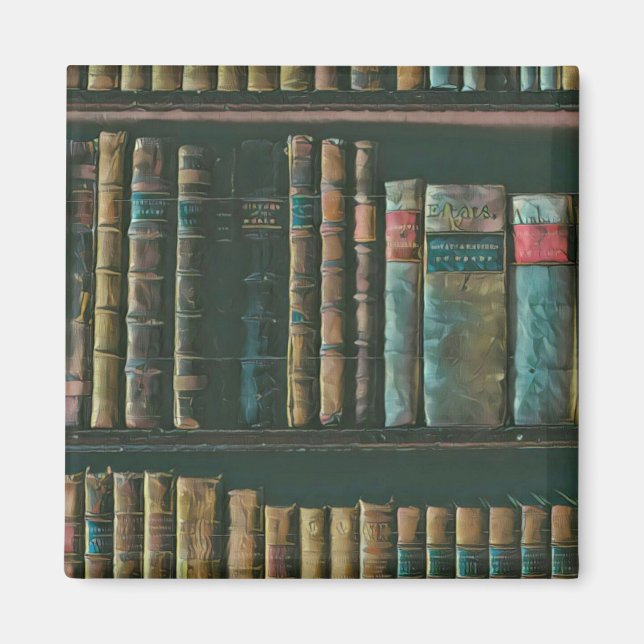 Library lover artwork magnet (Front)