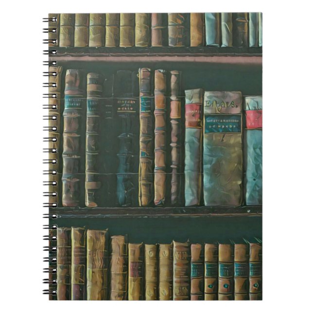 Library lover artwork notebook (Front)