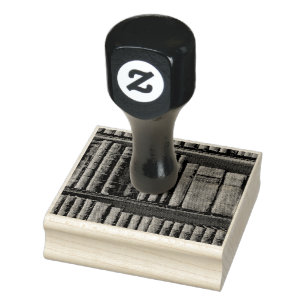 Library lover artwork rubber stamp