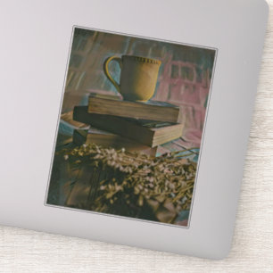 Library lover artwork sticker