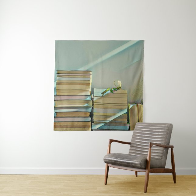 Library lover artwork tapestry (In Situ)