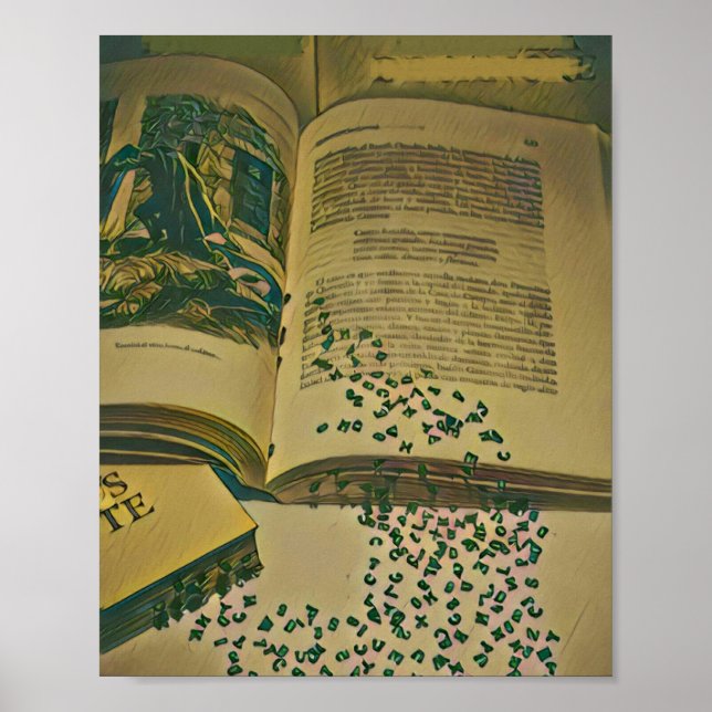 Library lover gift poster (Front)