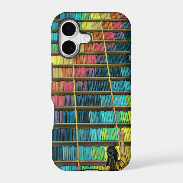 Library Lovers Gift Iphone Case (Back)