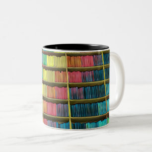 Library Lovers Gift Two-Tone Coffee Mug