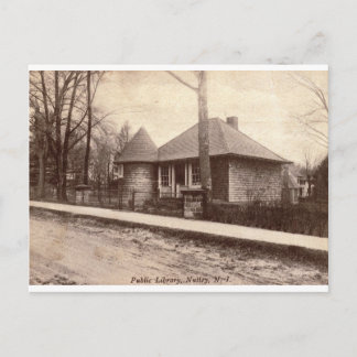 Library, Nutley, NJ 1913 Vintage Postcard
