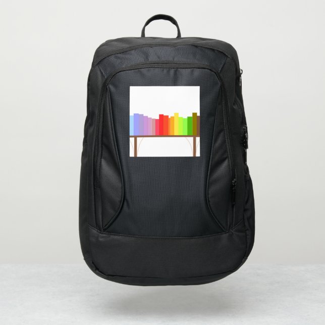 Library of Books Port Authority® Backpack (Front)