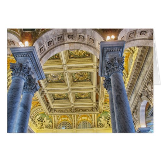 Library of Congress ceiling Cards (Front Horizontal)