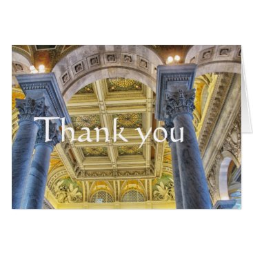 Library of Congress ceiling, thank you Card Library of Congress ceiling, thank you Card