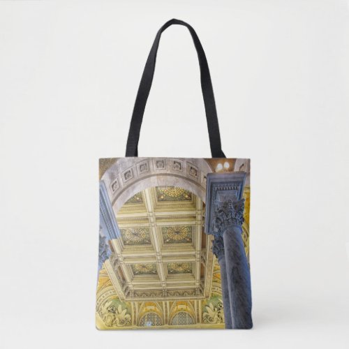 Library of Congress ceiling Tote Bag