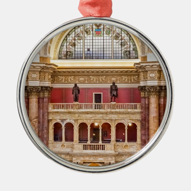 Library of Congress Metal Ornament (Front)