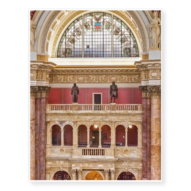 Library of Congress Temporary Tattoos (Front)