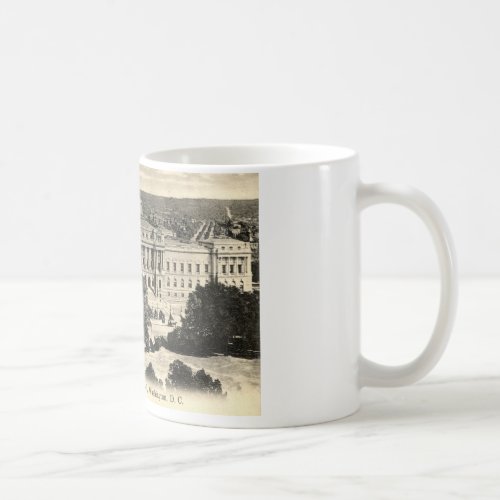 Library of Congress Washington DC 1912 Vintage Coffee Mug