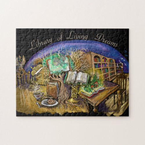 Library of Living Dreams Jigsaw Puzzle