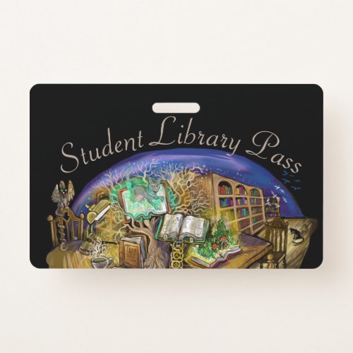 Library of Living Dreams Student Pass Badge