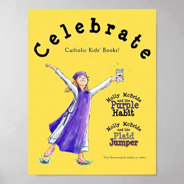 Library Poster "Celebrate Catholic Kids..." (Front)