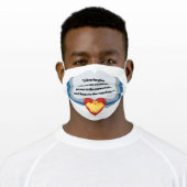 LIBRARY QUOTE FACE MASK (Worn)
