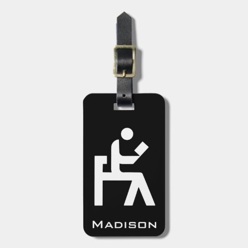 Library Reading Room Luggage Tag