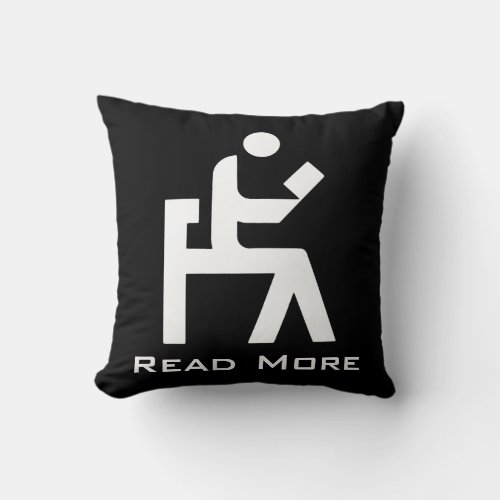 Library Reading Room Throw Pillow