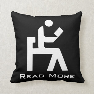 Library Reading Room Throw Pillow
