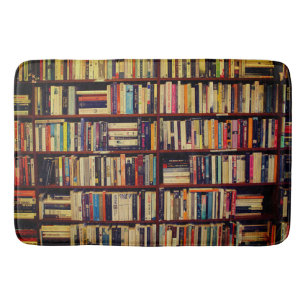 Library Shelves Bath Mat