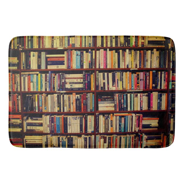 Library Shelves Bath Mat (Front)