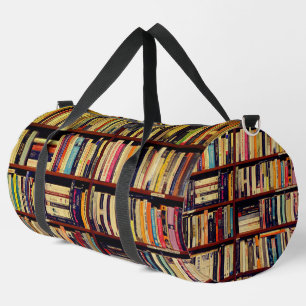 Library Shelves Duffle Bag