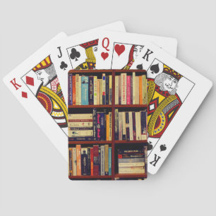 Library Shelves Poker Cards